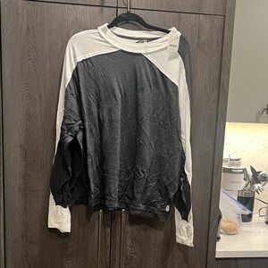 Black and White Long Sleeve Shirt